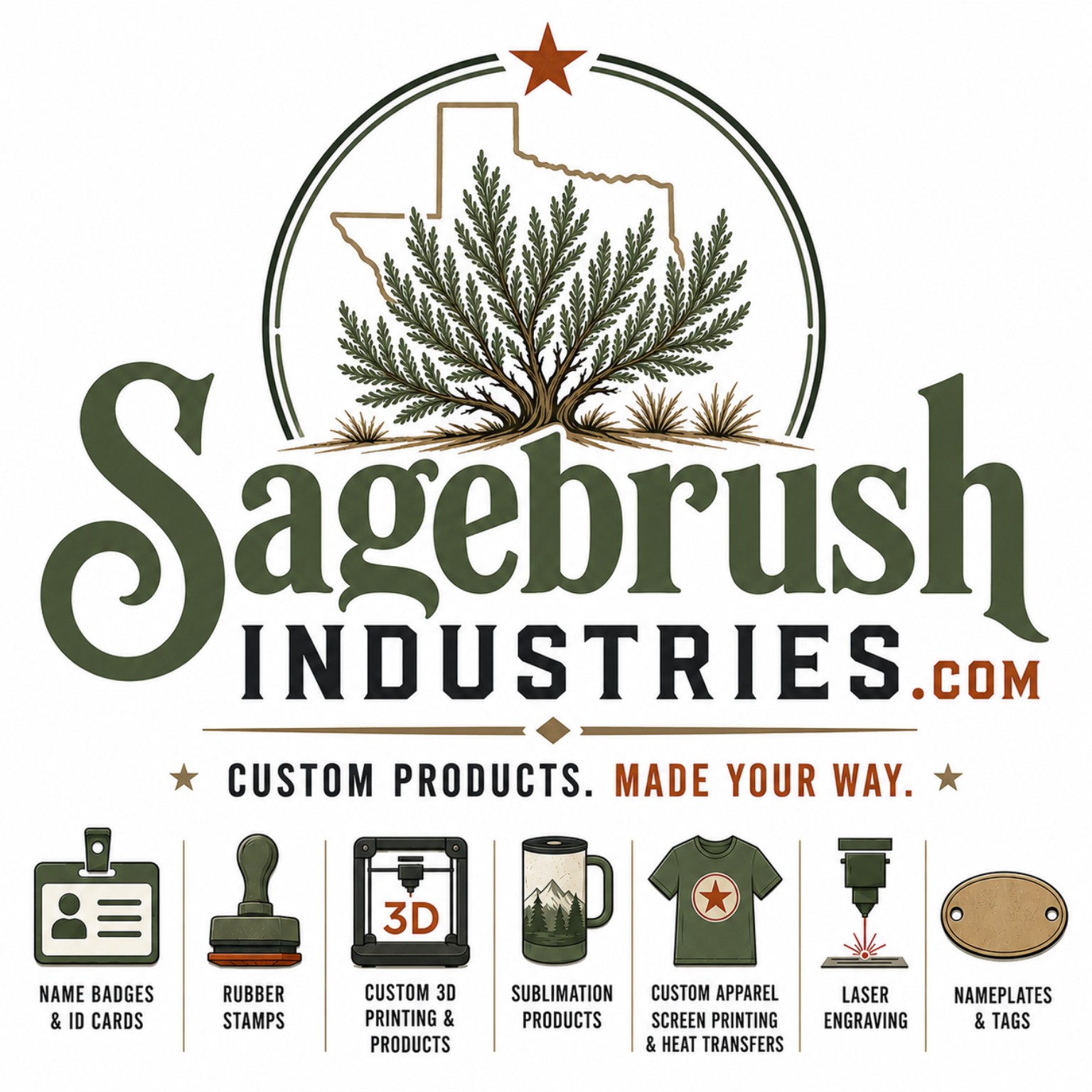 Sagebrush Industries — Custom Products. Made Your Way.